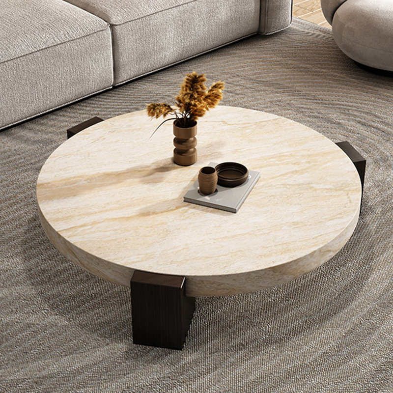Light stone coffee table discount